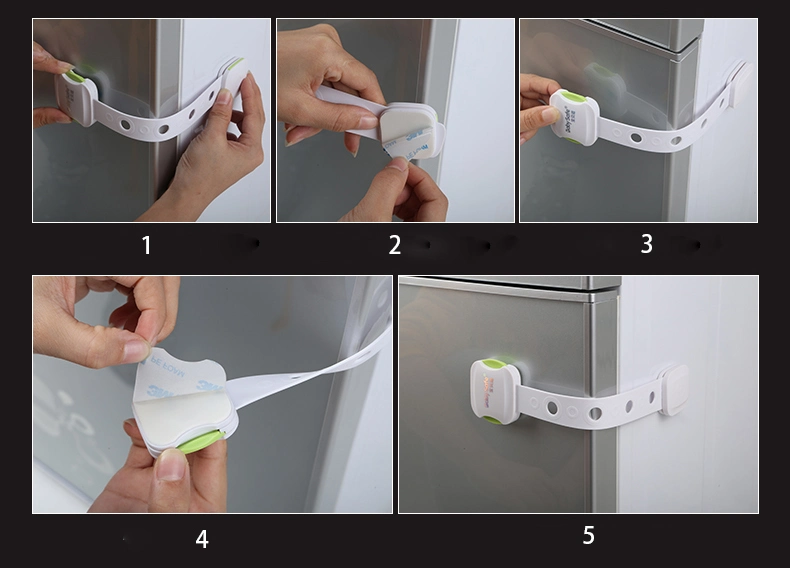 Adjustable Baby Protection Plastic Door Drawer Lock