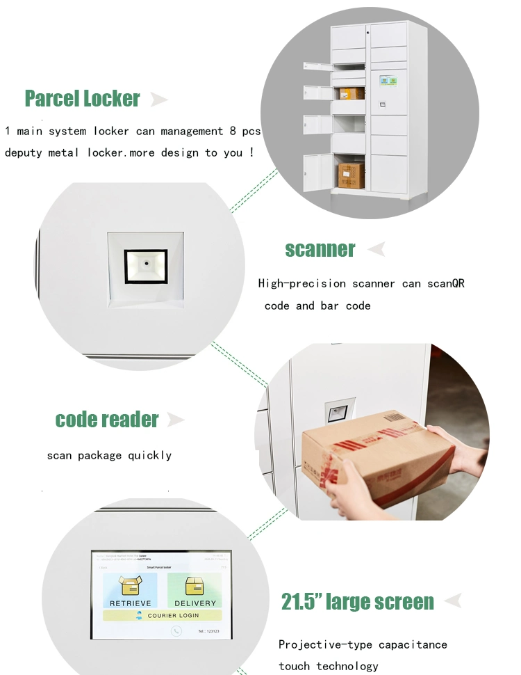 Electronic Delivery and Pickup Cabinet Smart Locker Parcel Delivery for Coumunity